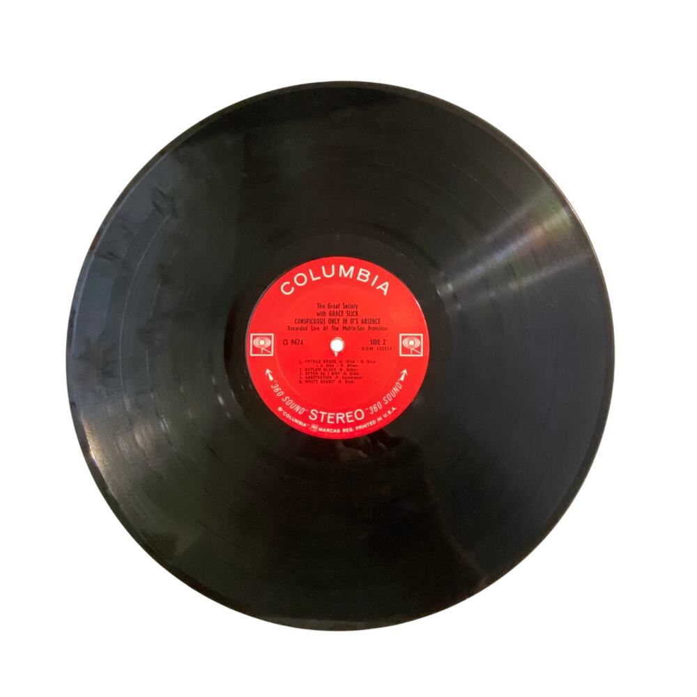 Vtg The Great Society Conspicuous Only in Its Absence Record Columbia 1968 Live